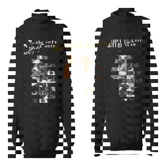 デス・イズ・サステイン・ファニー・キャバリア・キング・チャールズ・スパニエル スウェットシャツ - Kawaiitshirt