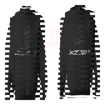 デヴィッド・ギルモア オン・ア・アイランド 赤と白のスケッチ スウェットシャツ - Kawaiitshirt