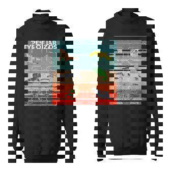 トカゲ 爬虫類 フトアゴヒゲトカゲ 動物 ポスター 種 ヤモリ スウェットシャツ - Kawaiitshirt