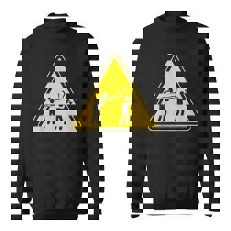 トランペット注意面白いトロンボーン奏者 スウェットシャツ - Kawaiitshirt