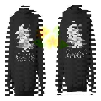 トロピカルプルメリアフランジパニー スウェットシャツ - Kawaiitshirt
