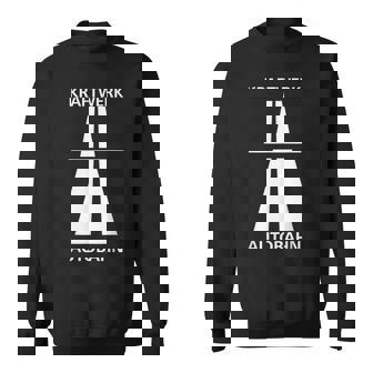 ドイツでの楽しい高速運転のためのクラフトワークアウトバーン スウェットシャツ - Kawaiitshirt