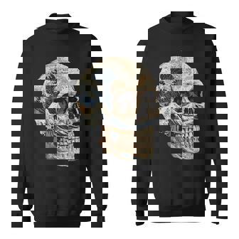 ドクロ 波 日本美術 海 スウェットシャツ - Kawaiitshirt