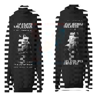 ドゴ・アルヘンティーノは私の同類です オーナー ドゴ・アルヘンティーノ スウェットシャツ - Kawaiitshirt