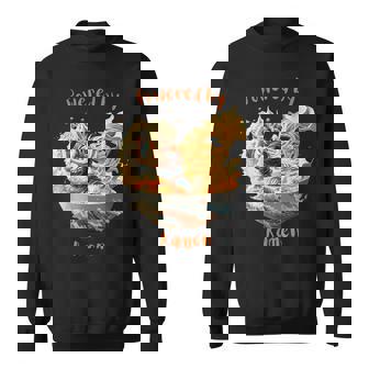 ドラゴンボウル戦士とラーメン波動力 スウェットシャツ - Kawaiitshirt