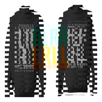 ドラマー Rlrr Lrll パラディドル ドラム ドラム レトロ ヴィンテージ スウェットシャツ - Kawaiitshirt