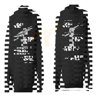 ドラマー ギフト 楽器 メンズ ドラムスティック用 スウェットシャツ - Kawaiitshirt