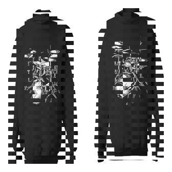 ドラムセットの図面 電子ドラム スウェットシャツ - Kawaiitshirt