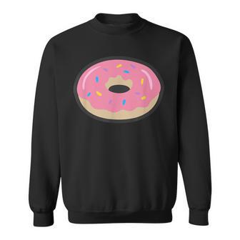 ドーナツレッドアイシングコミックグラフィック メンズ レディース 子供用 スウェットシャツ - Kawaiitshirt