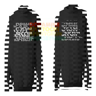 ドーパミン オキシトシン セロトニン エンドルフィン ハッピーホルモン スウェットシャツ - Kawaiitshirt