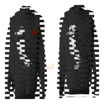 ニシツノメドリ 鳥 動物 図 バードウォッチング 贈り物 鳥類学者 生物学者 自然科学 スウェットシャツ - Kawaiitshirt