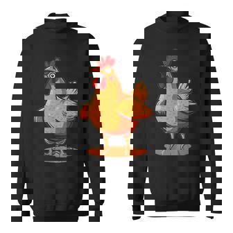 ニワトリとオンドリの胸のコスチューム スウェットシャツ - Kawaiitshirt