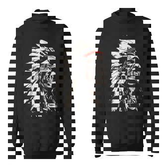 ネイティブアメリカン インディアン マルチカラー ビンテージデザイン スウェットシャツ - Kawaiitshirt