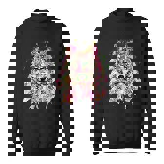 ネイティブアメリカン オオカミの頭 トライバル ボヘミアン タトゥーアート スウェットシャツ - Kawaiitshirt