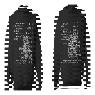 ノイシュヴァンシュタイン城 バイエルン ドイツ ドイツ語 英語 スウェットシャツ - Kawaiitshirt