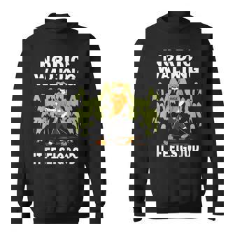 ノルディック ウォーキング ランニング スポーツ ハイキング フィットネス ウォーキング ランニング スウェットシャツ - Kawaiitshirt