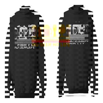 ノービール ノーライフ 面白いビール ノーライフ 飲酒 面白い 飲み会服 スウェットシャツ - Kawaiitshirt