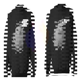 ハァ・キャット・ミーム スウェットシャツ - Kawaiitshirt