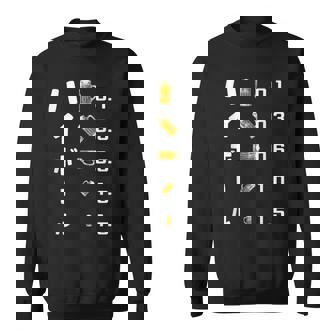 ハイボール 視力検査 バーボン おもしろ 酒飲み 酒好き 居酒屋 ウィスキー ハイボール好き スウェットシャツ - Kawaiitshirt