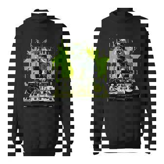 ハウスキャット レインボー Dj 猫 キティ スウェットシャツ - Kawaiitshirt