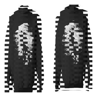 ハウリングウルフ 月光 森 シルエット 荒野 スウェットシャツ - Kawaiitshirt
