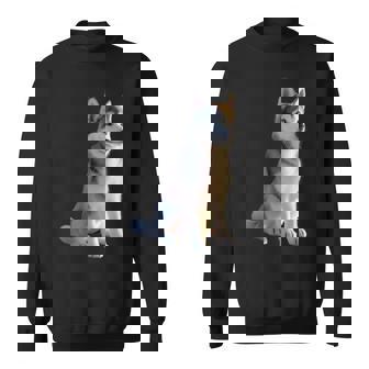 ハスキーがモチーフの愛犬家 シベリアンハスキーが大好き スウェットシャツ - Kawaiitshirt