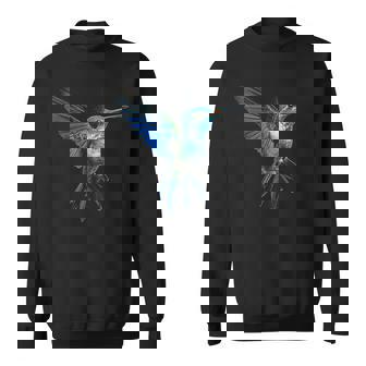 ハチドリ 鳥モチーフ 動物 イラスト ハチドリ スウェットシャツ - Kawaiitshirt