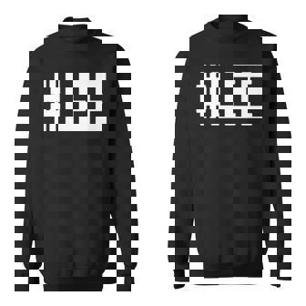 ハッシュタグ Lee ネームシャツ Lee 長袖tシャツ スウェットシャツ - Kawaiitshirt