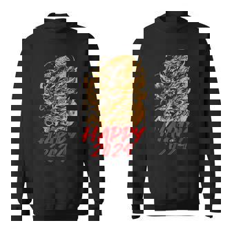 ハッピー2024ドラゴンイヤーチャイニーズ2024ハッピーニューイヤー スウェットシャツ - Kawaiitshirt