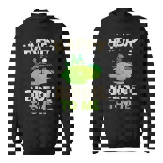 ハッピーバーディー ゴルフ 面白い ホール 文字入り メンズ おもしろ 面白い 服 オリジナル おもしろグッズ 文字 スウェットシャツ - Kawaiitshirt