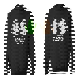 ハニワ くん & サボテン『トモダチ』 埴輪【ゆるフレンズ】歴史土器 キャラクター かわいい イラスト スウェットシャツ - Kawaiitshirt