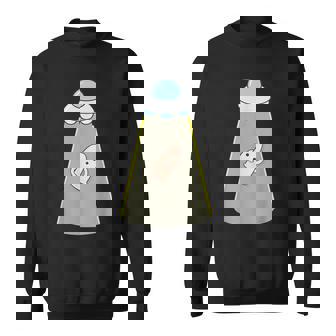 ハニワ くん 埴輪《Ufo 遭遇》【ゆるフレンズ】歴史土器 かわいい 面白い キャラクター スウェットシャツ - Kawaiitshirt