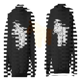 ハニワの馬 埴輪【ゆるフレンズ】歴史土器 シンプル かわいい イラスト スウェットシャツ - Kawaiitshirt