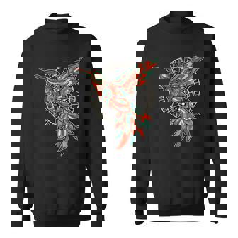 ハミングバード・トライバル・アート ネイティブアメリカン・インディアン・インディジナス スウェットシャツ - Kawaiitshirt