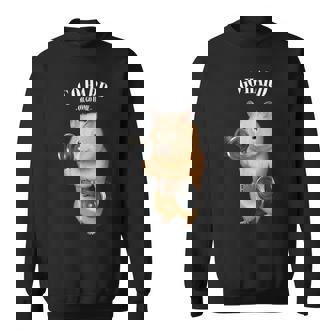 ハムスター 筋トレ ダンベル付き フィットネスジム スウェットシャツ - Kawaiitshirt