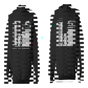 ハロウィンコスチューム、クールなエレベーターボタンアート スウェットシャツ - Kawaiitshirt