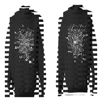 ハロウィンパーティー 不気味な蜘蛛の巣 ハートtシャツ トリックオアトリート スウェットシャツ - Kawaiitshirt