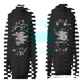 ハワイ ホヌ ウミガメ マルカビーチ マウイ スウェットシャツ - Kawaiitshirt