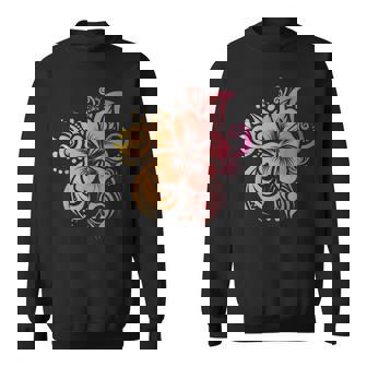 ハワイアン トライバル ハイビスカスシャツ ハワイアン トライバル スウェットシャツ - Kawaiitshirt