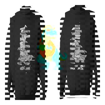 ハワイアン 恐竜 シャツ サマー T レックス トロピカル バケーション アロハシャツ スウェットシャツ - Kawaiitshirt