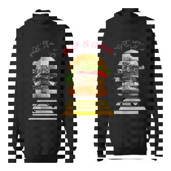 ハンバーガー 横断歩道 スウェットシャツ - Kawaiitshirt