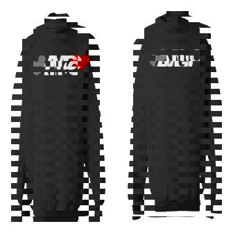 ハート アミーゴ ミニマリストのラブスタイル スウェットシャツ - Kawaiitshirt