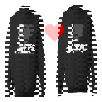 ハートジャイブジャズダンスミュージックが大好き スウェットシャツ - Kawaiitshirt