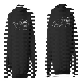 ハードハット ハンマー ビール スケッチ 建設作業員 スウェットシャツ - Kawaiitshirt