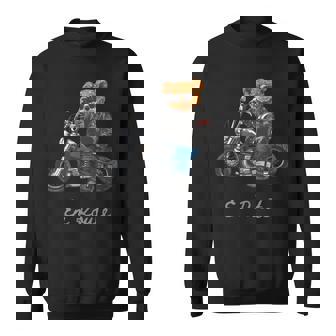 バイク クラシック オートバイ 熊 クルーザー スウェットシャツ - Kawaiitshirt