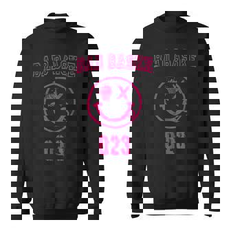 バスケットボール おもしろ バスケ パロディ イラスト ダメージ ロゴ スウェットシャツ - Kawaiitshirt