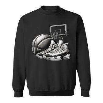 バスケットボール選手の夢 スニーカー ボール スラムダンク スウェットシャツ - Kawaiitshirt