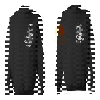 バセットハウンド愛好家のためのファニーバセットハウンド ポケットの中のバセットハウンド スウェットシャツ - Kawaiitshirt