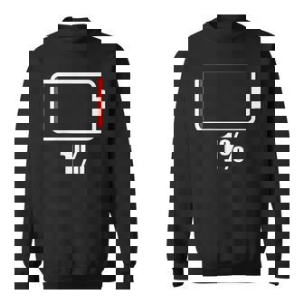 バッテリー1シャツ。バッテリーハート。充電済みバッテリーは空です。 スウェットシャツ - Kawaiitshirt