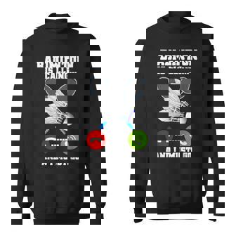 バドミントンが呼んでいる、私は行かなければならないラケットバドミントン選手badminton スウェットシャツ - Kawaiitshirt